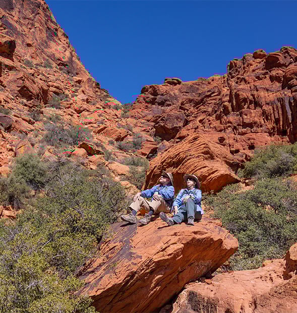 seniors hiking