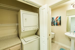 apartment laundry an bathroom