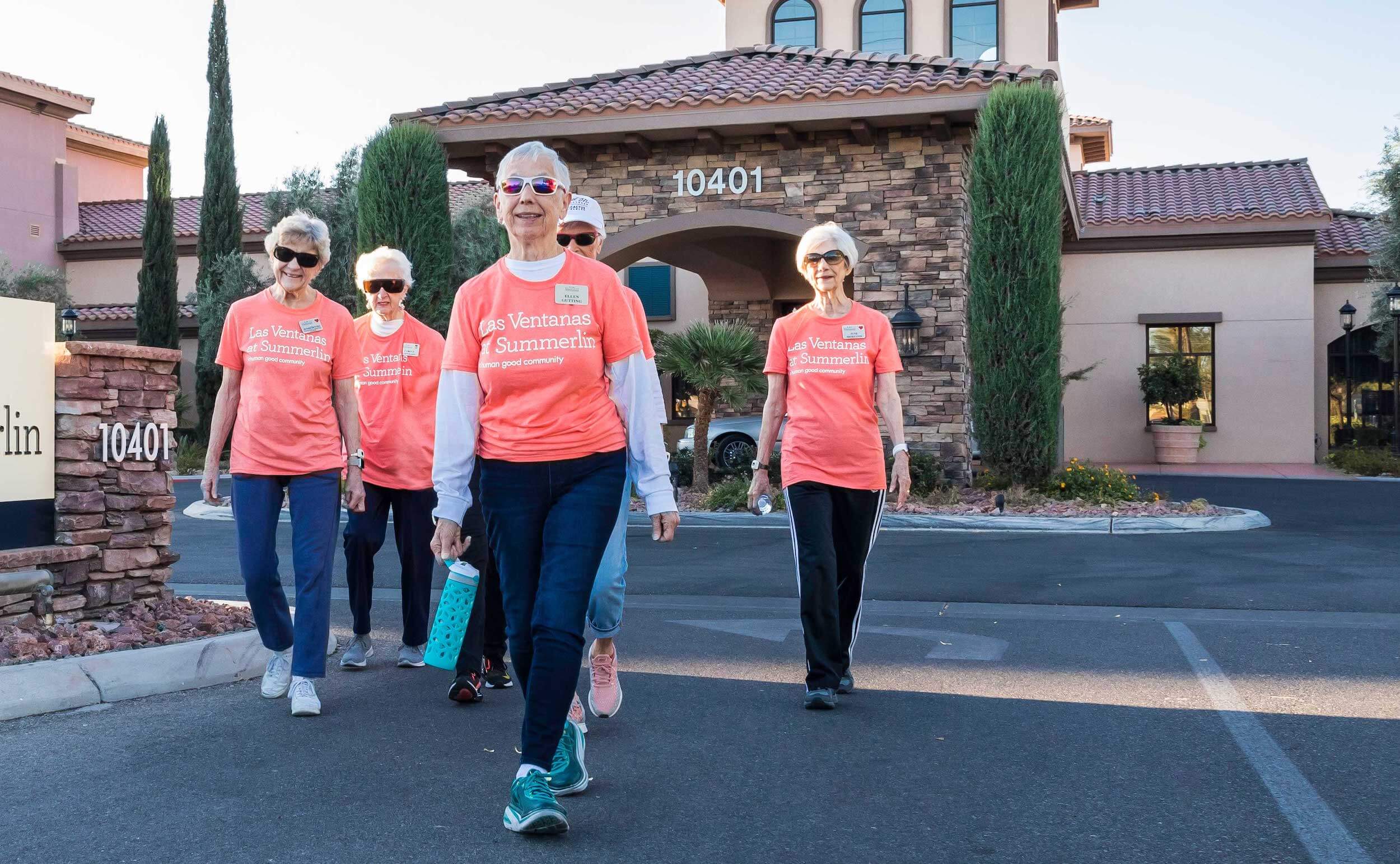 seniors walking
